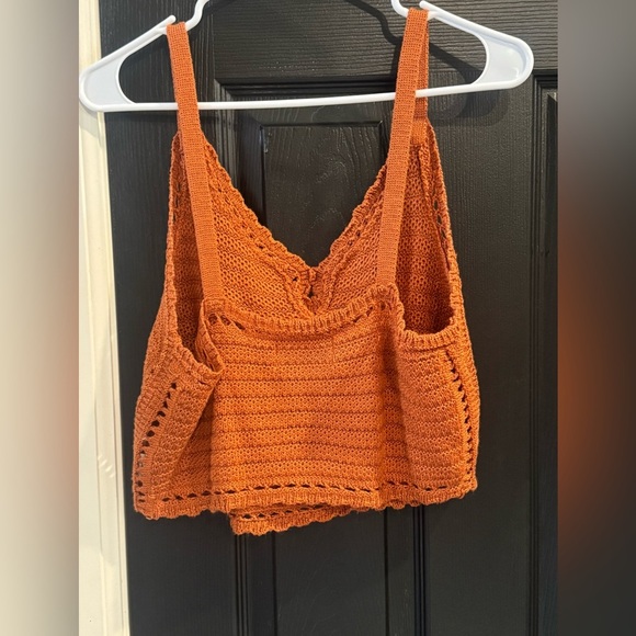 No Boundaries Orange Ribbed Sleeveless Camisole - Picture 3 of 4